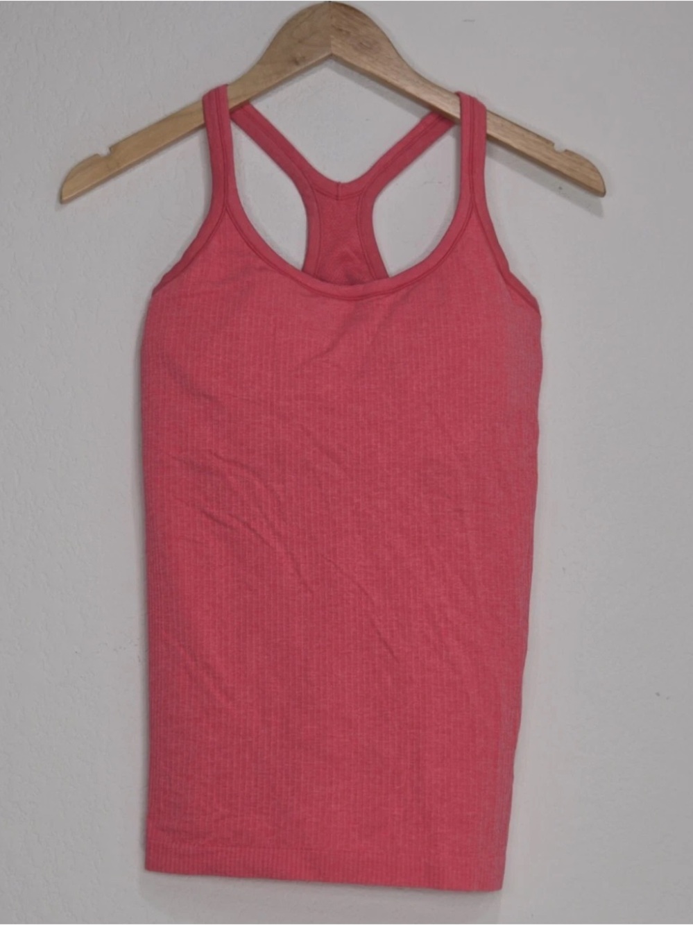 Lululemon Ebb To Street Tank Top Pink B/C Cups  Women Size 8